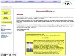 Sites similar to grammaticalfeatures.net