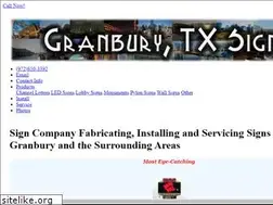 Sites similar to granburysigns.com