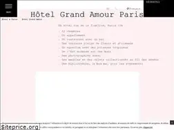 Sites similar to grandamour.hotelamourparis.fr