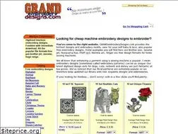Sites similar to grandembroiderydesigns.com