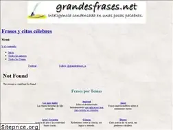 Sites similar to grandesfrases.net
