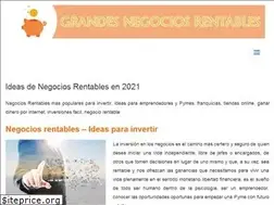 Sites similar to grandesnegociosrentables.com