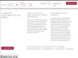 Sites similar to grandhyattdubairesidences.com