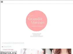 Sites similar to grandirmariage.com