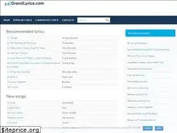 Sites similar to grandlyrics.com