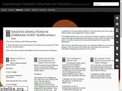 Sites similar to grandmasterobokano.blogspot.com