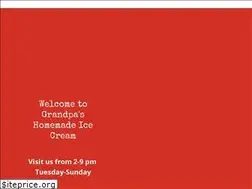 Sites similar to grandpasicecream.biz