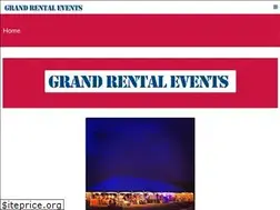 Sites similar to grandrentalevents.com