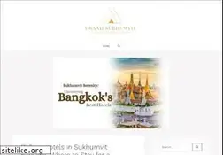 Sites similar to grandsukhumvithotel.com