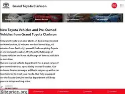 Sites similar to grandtoyotaclarkson.com.au
