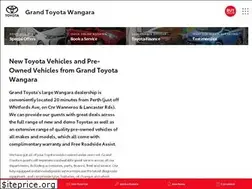 Sites similar to grandtoyotawangara.com.au