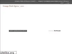 Sites similar to grangeparkopera.co.uk