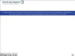 Sites similar to granitebayspeech.com