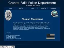 Sites similar to granitefallspolice.com