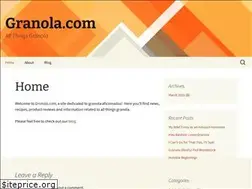 Sites similar to granola.com