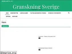 Sites similar to granskningsverige.se