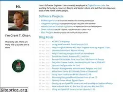 Sites similar to grant-olson.net