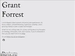 Sites similar to grantforrest.dev