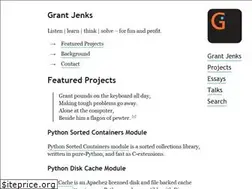 Sites similar to grantjenks.com