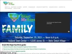Sites similar to grantmehope.org