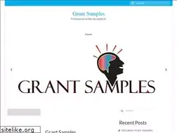 Sites similar to grantsamples.net