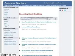 Sites similar to grantsforteachers.com