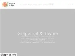 Sites similar to grapefruitandthyme.com