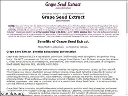 Sites similar to grapeseedextract.com