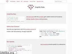Sites similar to graphql-ruby.org