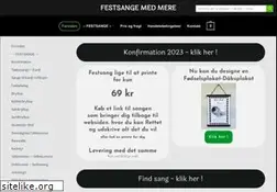 Sites similar to gratis-festsange.dk