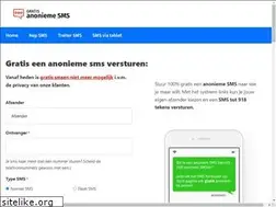 Sites similar to gratisanoniemesms.nl