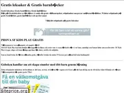 Sites similar to gratisleksaker.se