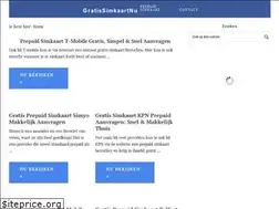 Sites similar to gratissimkaartnu.nl