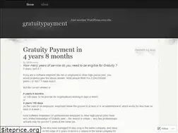 Sites similar to gratuitypayment.wordpress.com