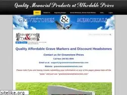 Sites similar to gravestonesandmemorials.com