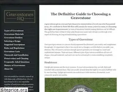 Sites similar to gravestoneshq.co.uk