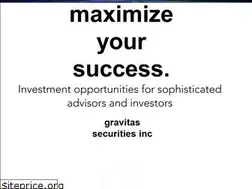 Sites similar to gravitassecurities.com