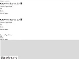 Sites similar to gravityrestaurant.com