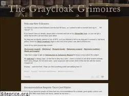 Sites similar to graycloakgrimoires.com