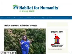 Sites similar to graysonhabitat.org