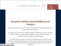 Sites similar to graysonsgutterguard.com.au