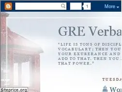 Sites similar to gre-verbal.blogspot.com