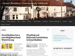 Sites similar to greatbaddow.org.uk