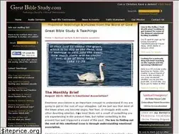 Sites similar to greatbiblestudy.com