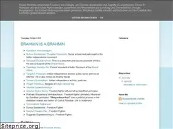Sites similar to greatbrahmins.blogspot.com