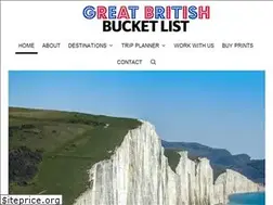 Sites similar to greatbritishbucketlist.com