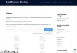 Sites similar to greatbusinessdirectory.com