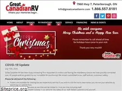 Sites similar to greatcanadianrv.com