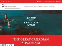 Sites similar to greatcanadiantravel.com