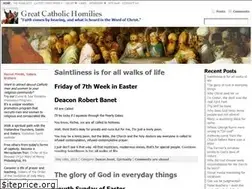 Sites similar to greatcatholichomilies.com